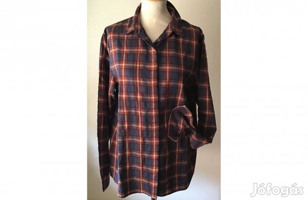 Esprit _ kék-piros, kockás női ing L-es méret