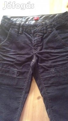 Esprit női négerbarna kordbársony csizma nadrág 36 36-os!