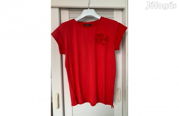 Esprit piros rövid ujjú póló felső S-M méretre