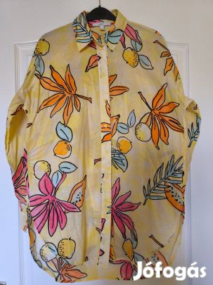 Esprit vidám mintás laza női ing tunika 34 36 38