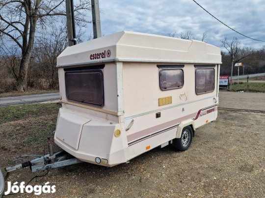 Esterel 380 összecsukható kemenyfalas lakokocsi friss muszakis
