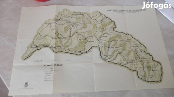 Észak Erdély Irredenta Kelet-Magyarország 1941-es Térképe ritk