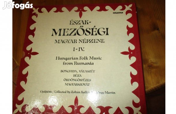 Északmezőségi magyar népzene díszdobozos bakelit hanglemez album eladó