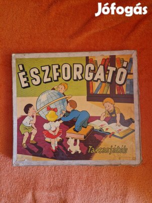 Észforgató régi, retro társasjáték