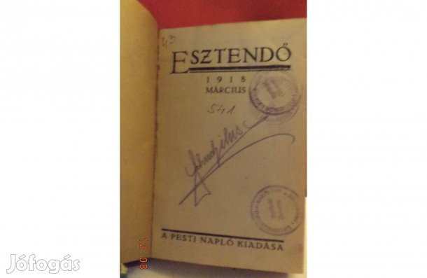 Esztendő 1918 március