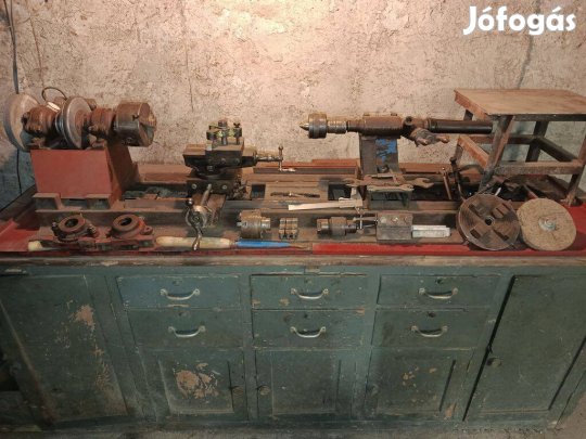 Eszterga (saját építésű fára és fémre, kipróbálható, alkuképes)