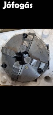 Eszterga tokmány 160 mm-es 4 pofás fordított pofákkal és kulccsal