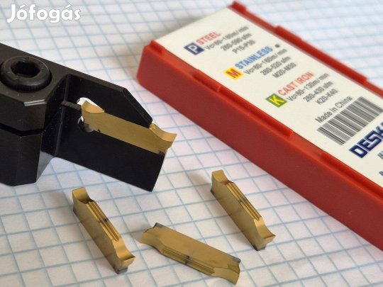 Esztergakés, leszúrókés (16×16×125)mm, mgmn (3mm) lapka