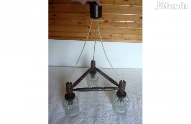 Esztergált retró csillár