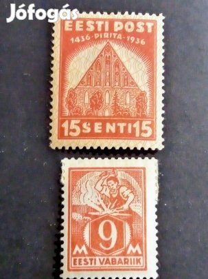 Észtország 2 db