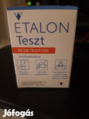 Etalon vércukormérő tesztcsík