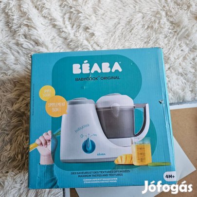 Ételpároló és turmixgép Beaba Babycook Originál szürke-kék csak ki let