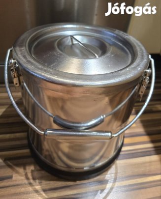 Ételszállító badella gumitalppal 10 L