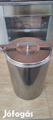 Ételszállító duplafalú saválló rozsdamentes badella 20L!