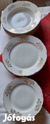 Étkészlet, porcelán 