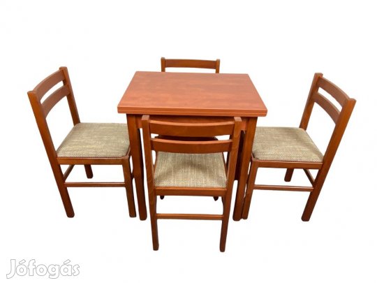 Étkező garnitúra 4 székkel, nyitható asztallal calvados T9009-9-003