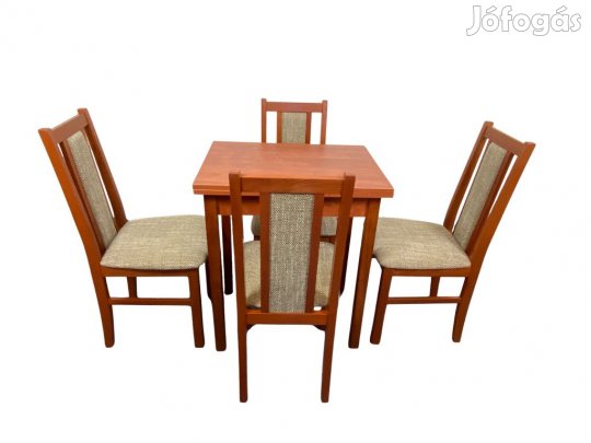 Étkező garnitúra 4 székkel, nyitható asztallal calvados T9020-4-002