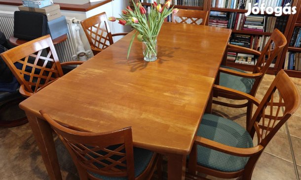 Étkező garnitúra 6 db székkel
