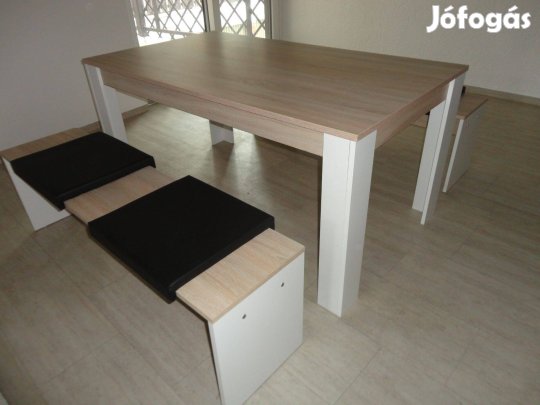 Étkezőasztal+2 pad