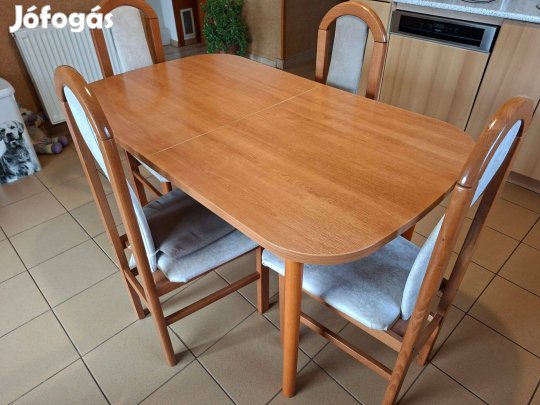 Étkezőasztal (bővíthető) 6 székkel eladó