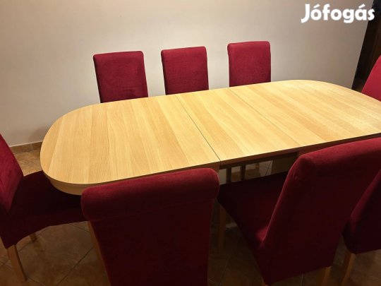 Étkezőasztal, szék