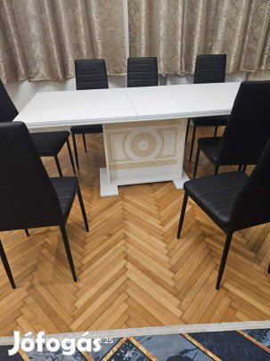 Étkezőasztal bővíthető 6-8fő/székekkel