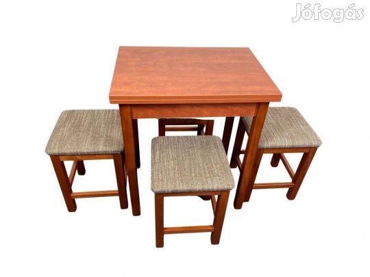 Étkezőgarnitúra asztal+4db stoki calvados T9018-9-02