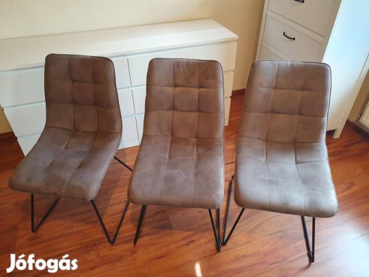 Étkezőszék műbőr boritással 3db