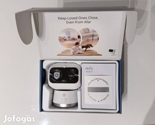 Eufy S350 Dual Camera Ptz, 4K UHD, 8× zoom, Wi-Fi 6, AI, Új eladó