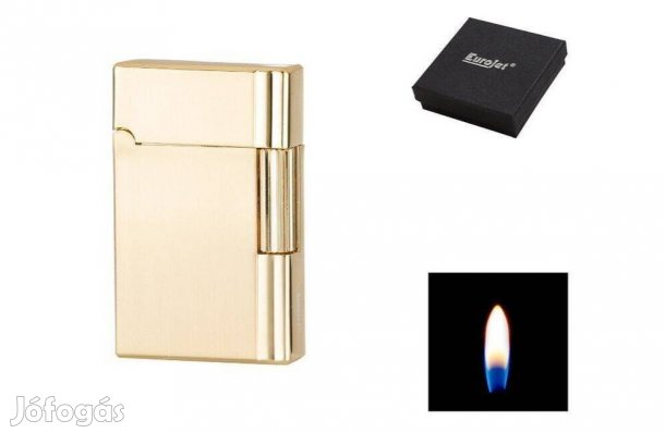 Eurojet szivar öngyújtó - arany színű szálcsiszolt