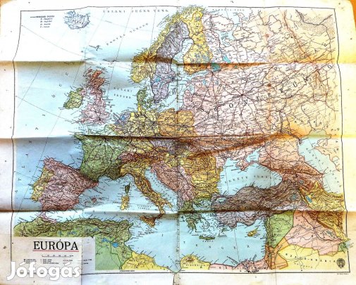 Európa 1948 térkép