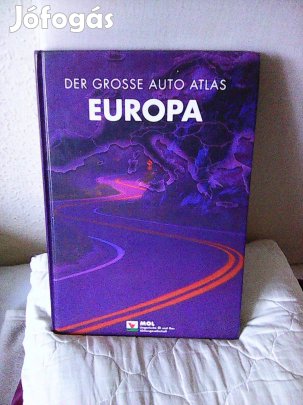 Europa DER Grosse Autó Atlasz 472 oldal