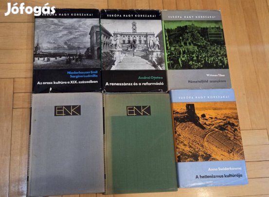 Európa Nagy Korszakai sorozat 6 kötete
