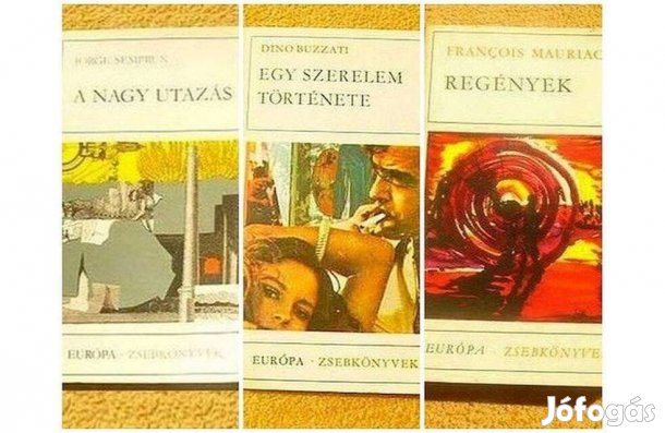 Európa Zsebkönyvek sorozat - (3 kötet)