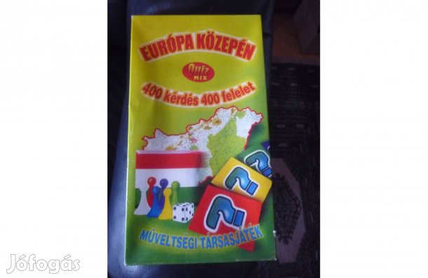 Európa közepén Műveltségi társasjáték 400 kérdés és válasz