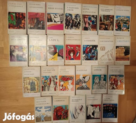 Európa zsebkönyv sorozat 25 kötete