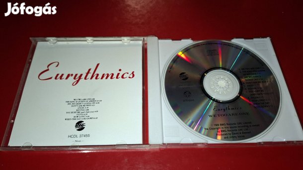 Eurythmics We too are one Cd 1989 Gong Hungary