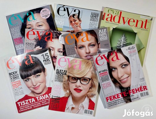 Éva magazin 2013 (7+1 db, nem teljes) - - - (Csak személyesen!)