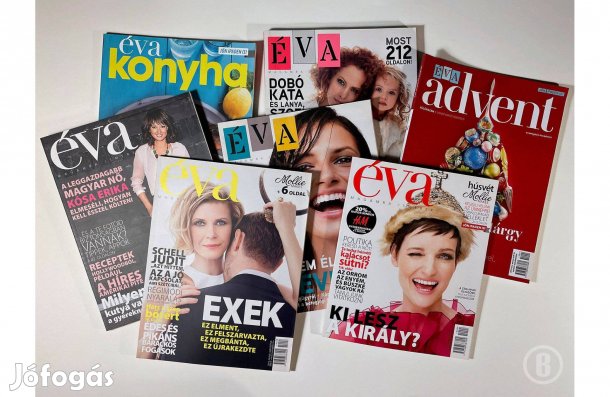 Éva magazin 2014 (5+2 db, nem teljes) - - - (Csak személyesen!)