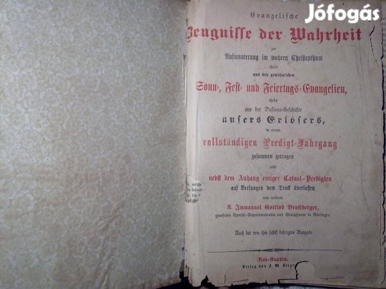 Evangelische Zeugnisse der Wahrheit (Bátorítás az igazi kereszténységb