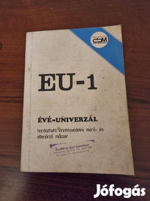 Évé univerzál mérőműszer gépkönyve