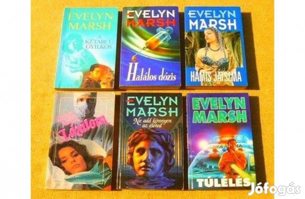 Evelyn Marsh könyvek - 7 kötet