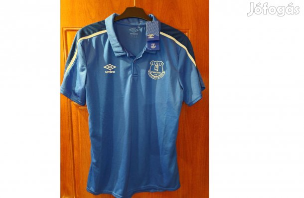 Everton eredeti kék Umbro új címkés mez póló (L-es)