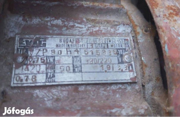 Evig Villanymotor Eladó