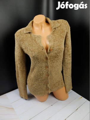 Evolution női kardigán barna puha