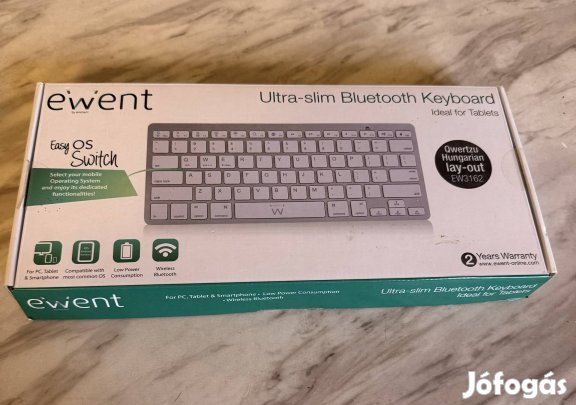 Ewent EW3162 bluetooth magyar billentyűzet