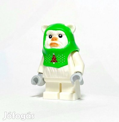 Ewok - Karácsonyi Outfit Eredeti LEGO minifigura - Star Wars 75366 Új