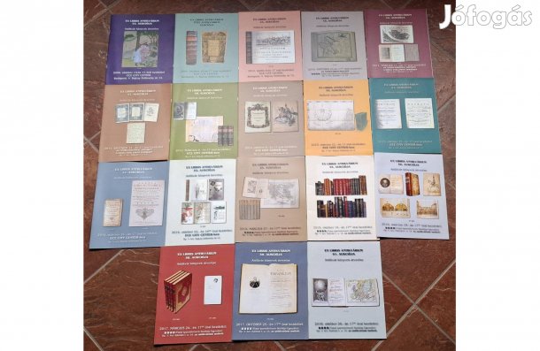 Ex libris antikvárium aukciós katalógusai