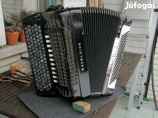 Excelsior profi cassottos 120 bassz. harmonika tangóharmonika