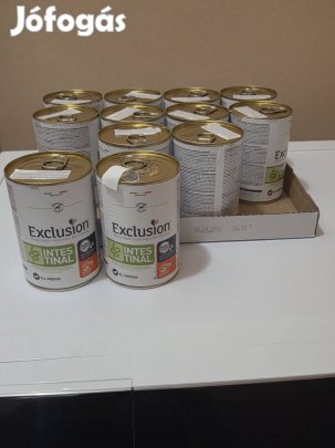 Exclusion intestinal kutya konzerv+táp